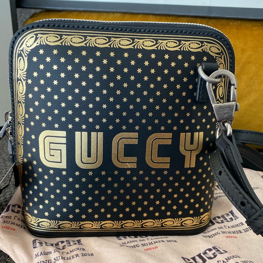 Gucci black small logo crossbody bag - Picture 5 of 11